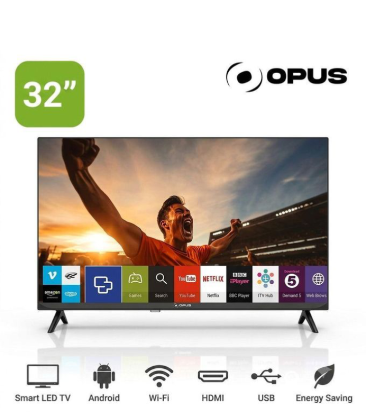 Téléviseur Smart LED OPUS 32 Pouces Android ORIGINAL