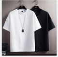 Lot 2 t-shirts coton mache courte pour homme
