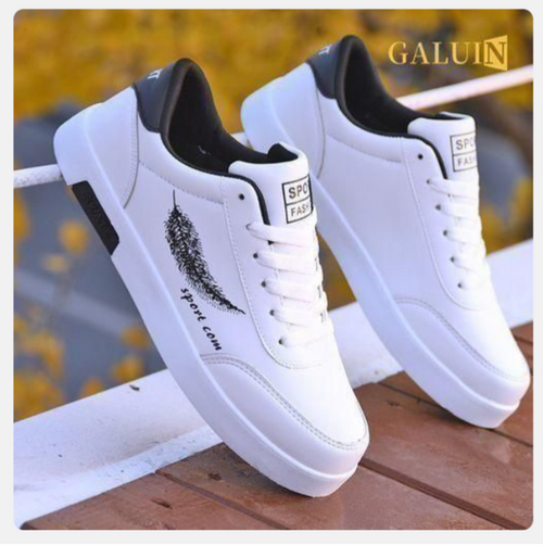 Baskets GALUIN Décontractée tendance pour homme-blanc